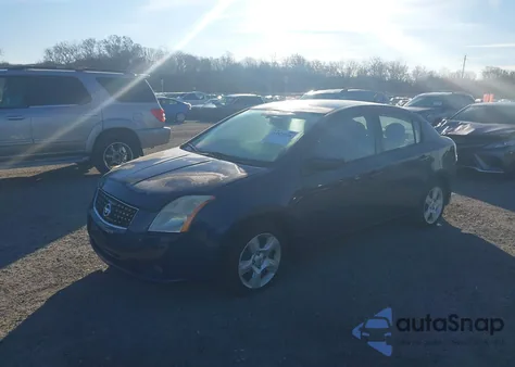 2008 Nissan Sentra 2.0S из США, поврежденный, VIN 3N1AB61EX8L752348